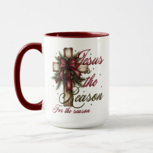 Cross Jesus Is The Reason For The Season Mug