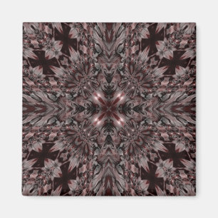 Cross kaleidoscope design magnet