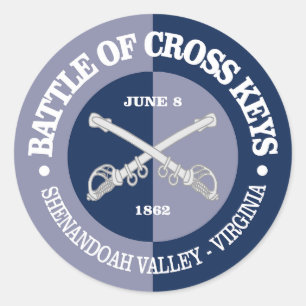 Cross Keys (B&G) Classic Round Sticker