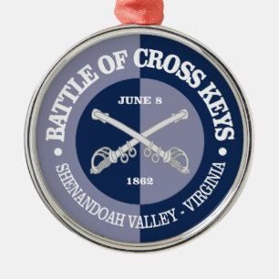 Cross Keys (B&G) Metal Tree Decoration