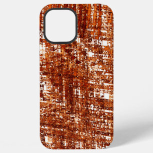 Cross lines and rusty square notch iPhone 12 pro max case