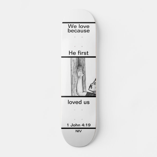 Cross Love skateboard (Front)