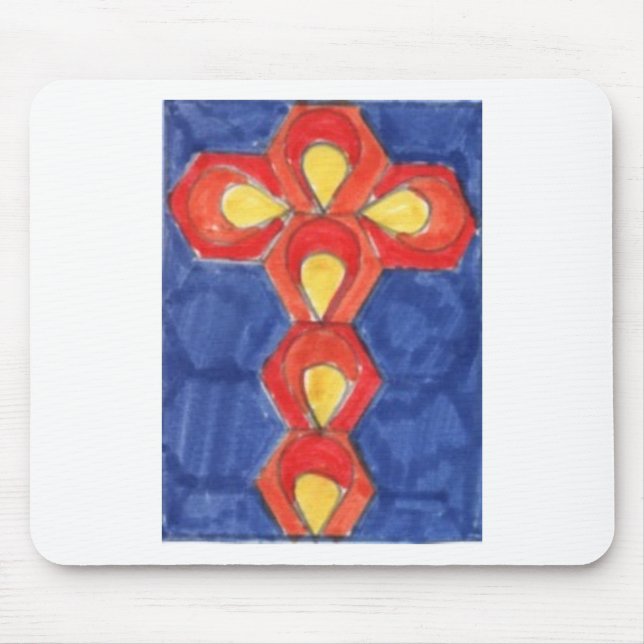 Cross Motif Mousepad (Front)