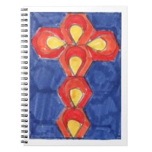 Cross Motif Photonote.Book Notebook (Front)