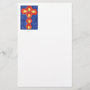 Cross Motif Stationery