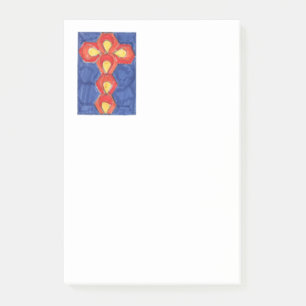Cross Motif Vertical Post-It Notes