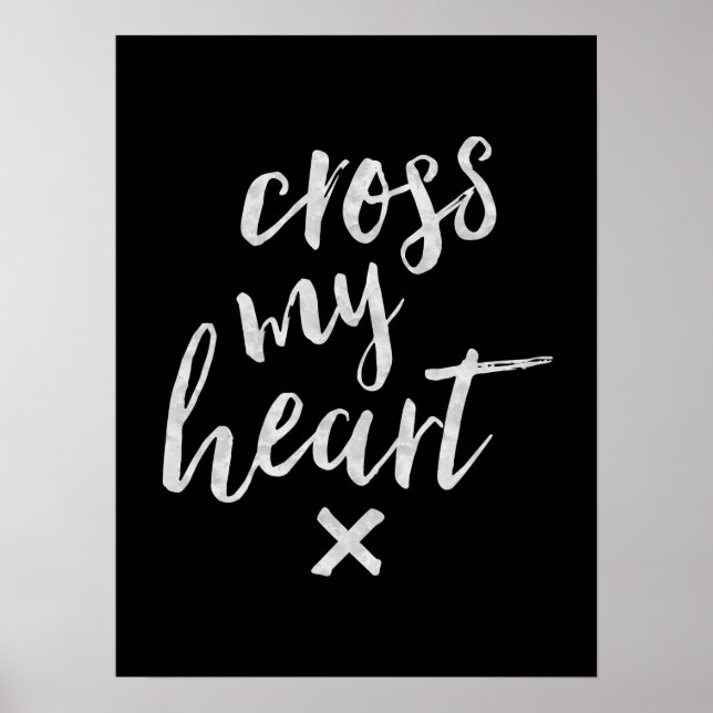 Cross My Heart - Inspirational Poster (Front)