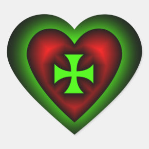 Cross my Heart Sticker