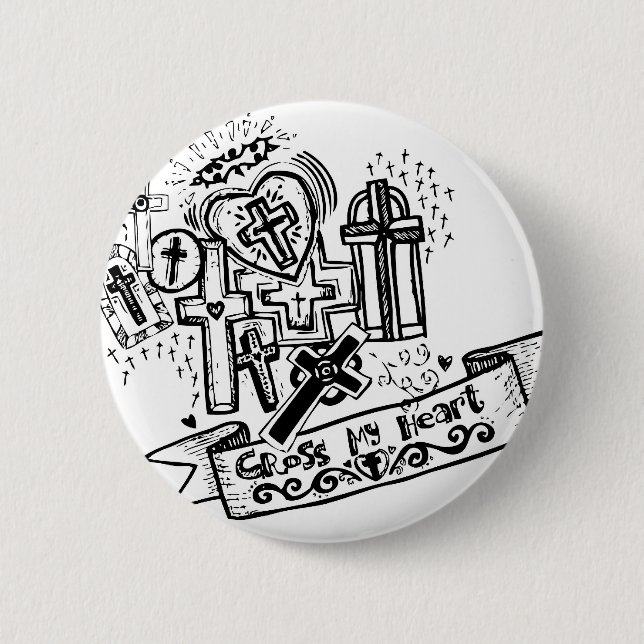 Cross my Heart! The Button Flair. (Front)