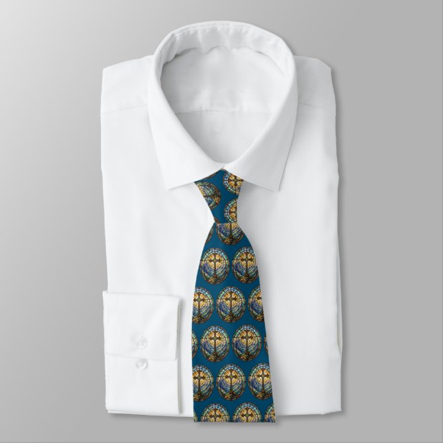 Cross Neck Tie (Tied)