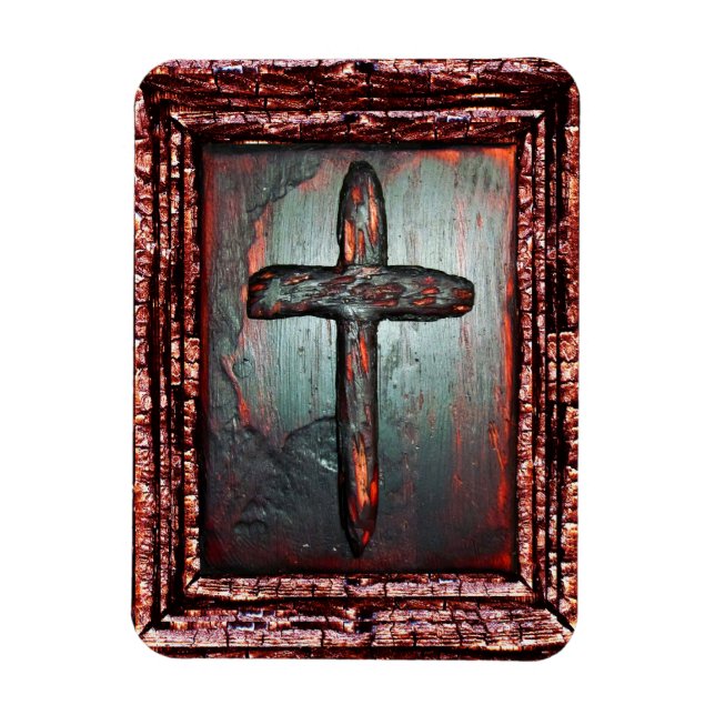 Cross of Blood Magnet (Vertical)