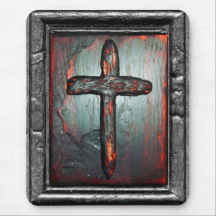 Cross of Blood Mouse Mat