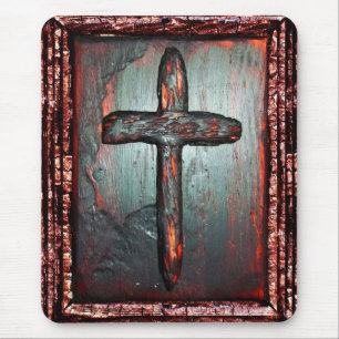 Cross of Blood Mouse Mat