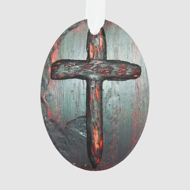 Cross of Blood Ornament (Back)