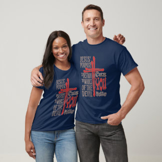 Cross of Christ Red Blood Drops Cuz You Matter T-Shirt