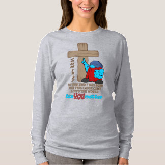 Cross of Christ Rufus Inspirational Words T-Shirt