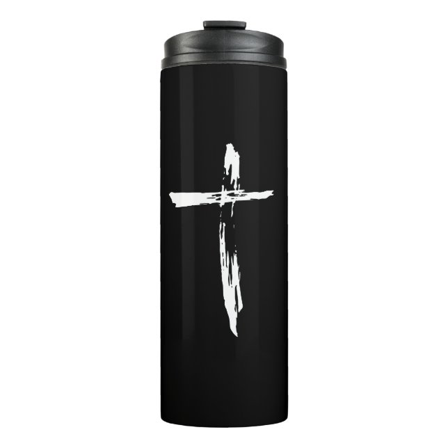 Cross of Jesus Christ Thermal Tumbler (Front)