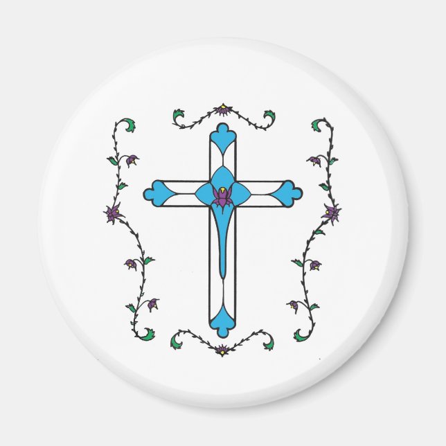 Cross Of Jesus Magnet (Front)