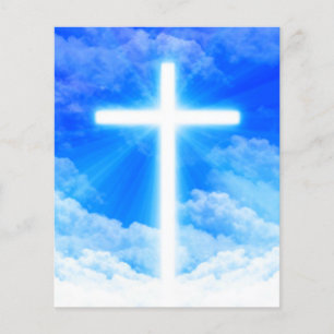 Cross of Light Jesus Christ Customisable Christian