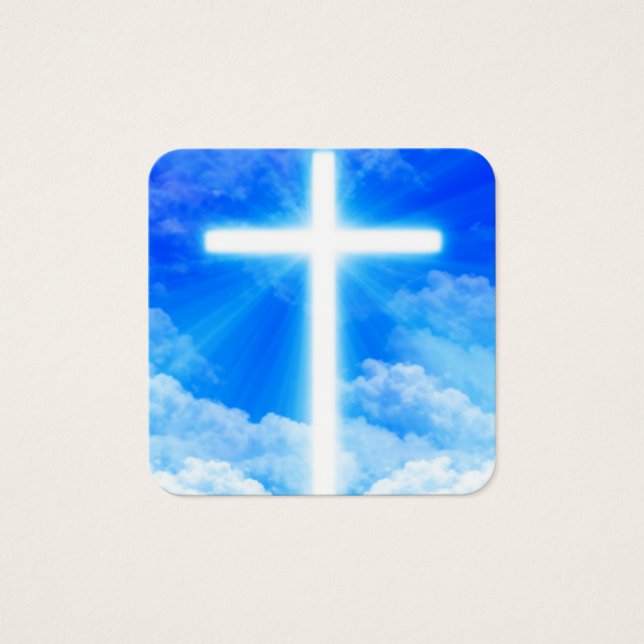 Cross of Light Jesus Christ Customisable Christian (Front)