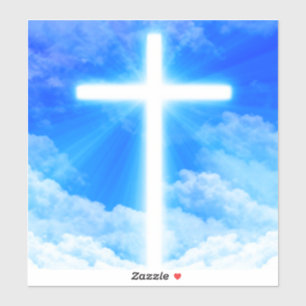 Cross of Light Jesus Christ Customisable Christian
