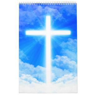 Cross of Light Jesus Christ Customisable Christian Calendar