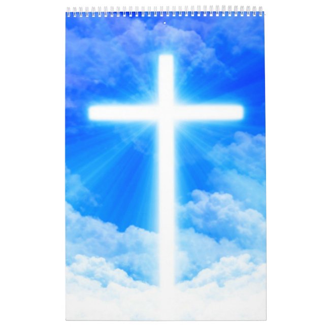 Cross of Light Jesus Christ Customisable Christian Calendar (Cover)