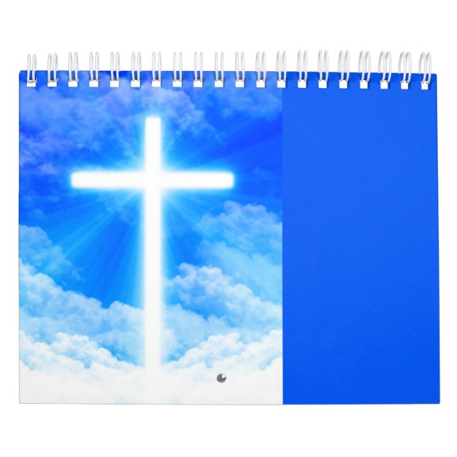 Cross of Light Jesus Christ Customisable Christian Calendar (Cover)