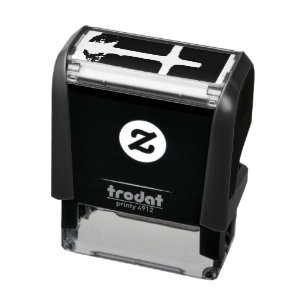 Cross of Light Jesus Christ Customisable Christian Self-inking Stamp