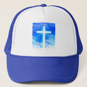 Cross of Light Jesus Christ Customisable Christian Trucker Hat