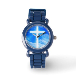 Cross of Light Jesus Christ Customisable Christian Watch