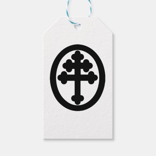 Cross of Lorraine Gift Tags (Front)