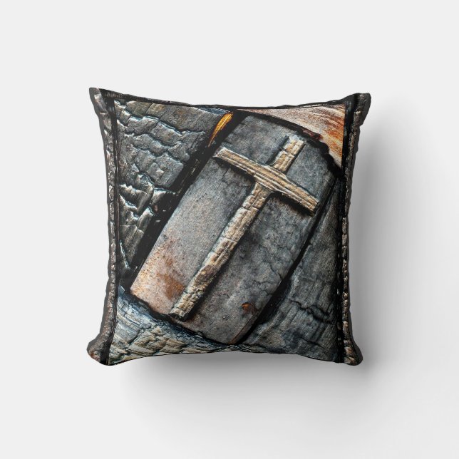 Cross of Protection Cushion (Front)