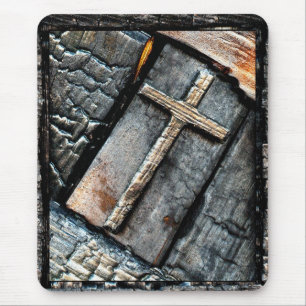 Cross of Protection Mouse Mat