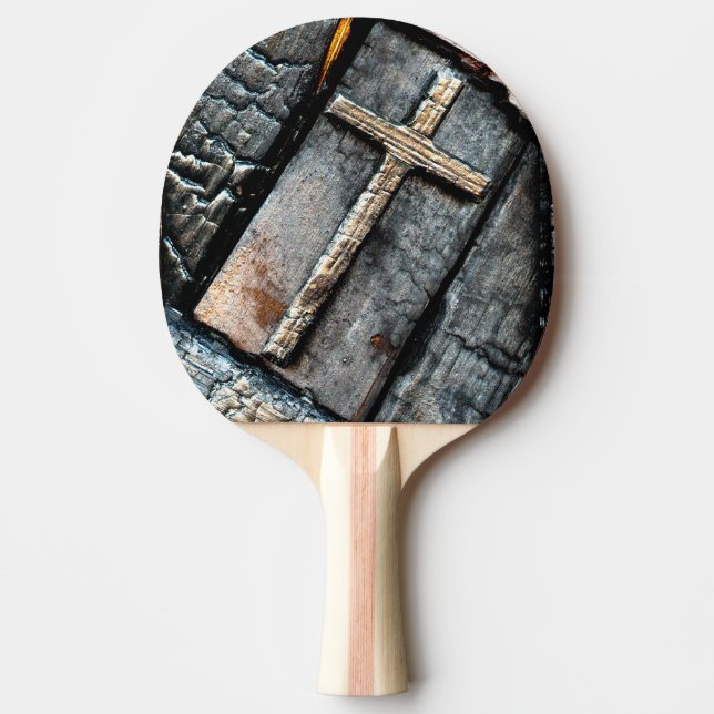 Cross of Protection Ping Pong Paddle (Front)