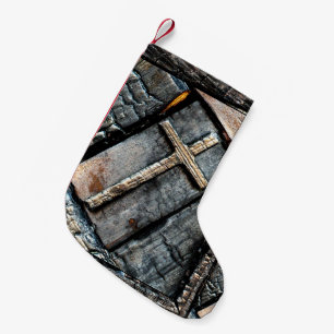 Cross of Protection Small Christmas Stocking