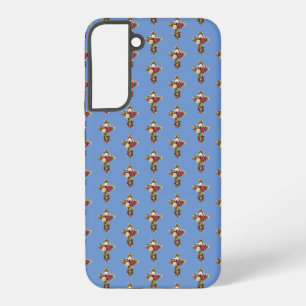 Cross of Roses The Rosicrucian Rose Cross Symbol Samsung Galaxy Case