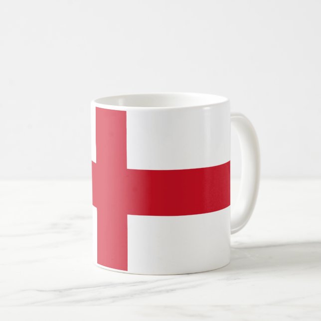 Cross of St George ~ Flag of England Coffee Mug (Front Right)