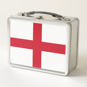 Cross of St George ~ Flag of England  Metal Lunch Box