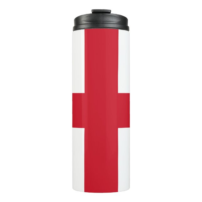 Cross of St George ~ Flag of England  Thermal Tumbler (Front)