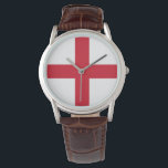 Cross of St George ~ Flag of England Watch<br><div class="desc">Flag of England featuring the Cross of Saint George.</div>