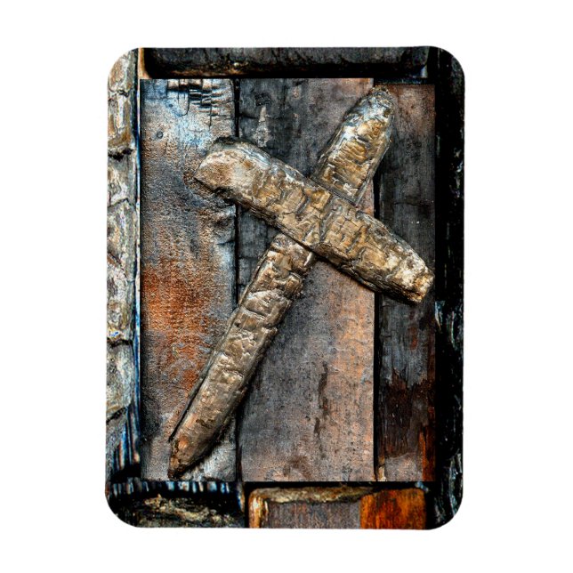 Cross of Strength Magnet (Vertical)