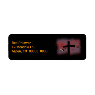 Cross on Black