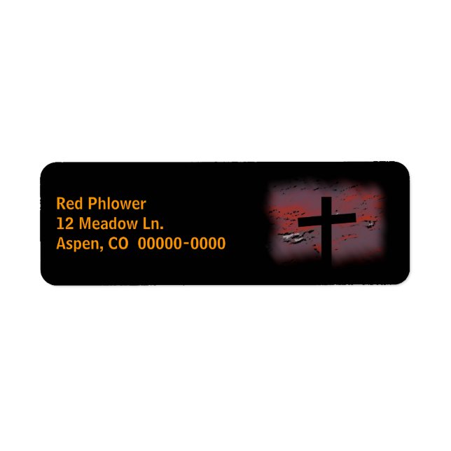 Cross on Black (Front)