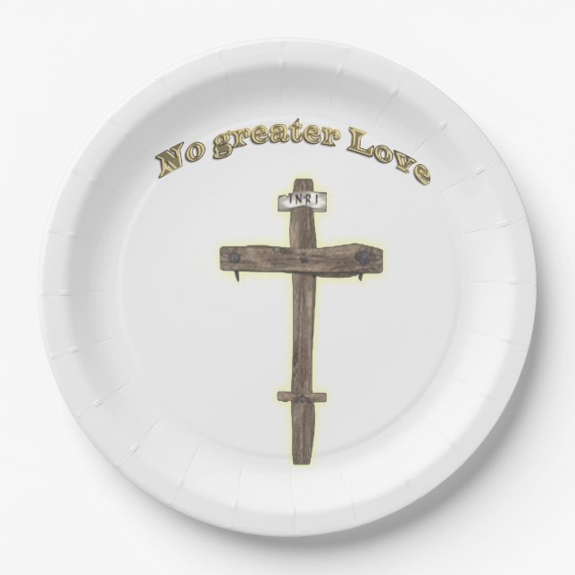 Cross Paper Plate (Front)