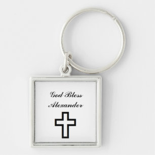 "Cross" Personalised Keychain