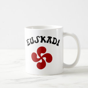 Cross Red Euskadi Basque Coffee Mug
