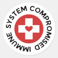 Cross Red Heart Compromised Immune System