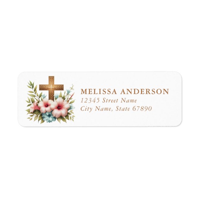 Cross Return Address Labels (Front)