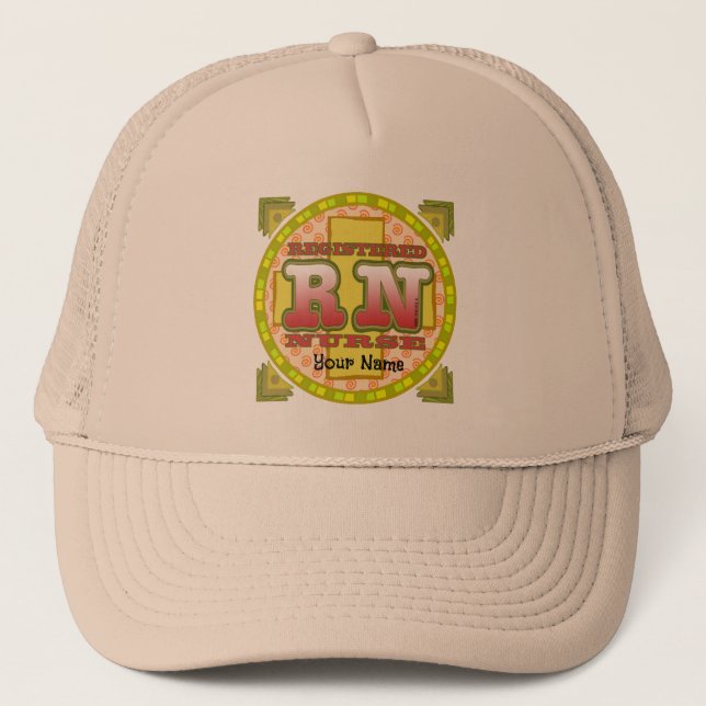 Cross  RN Nurse  hat (Front)